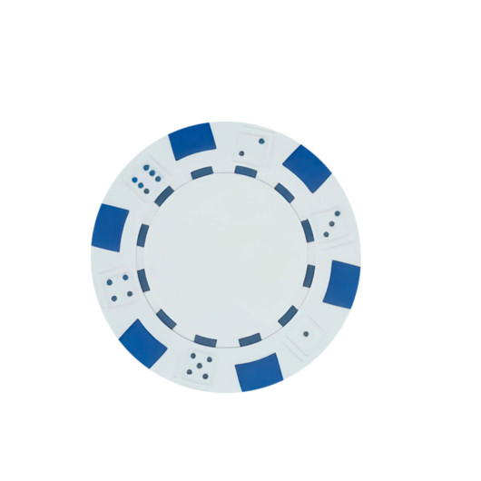 Poker Chips White Blue